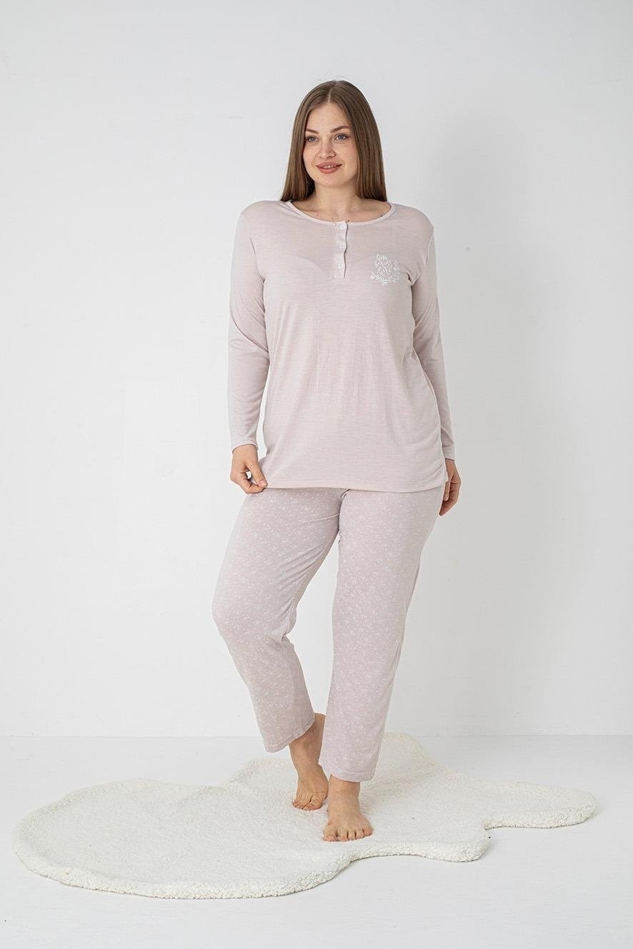 Alperi Battal Uzun Kol Pijama Takımı B790-36 görsel 3