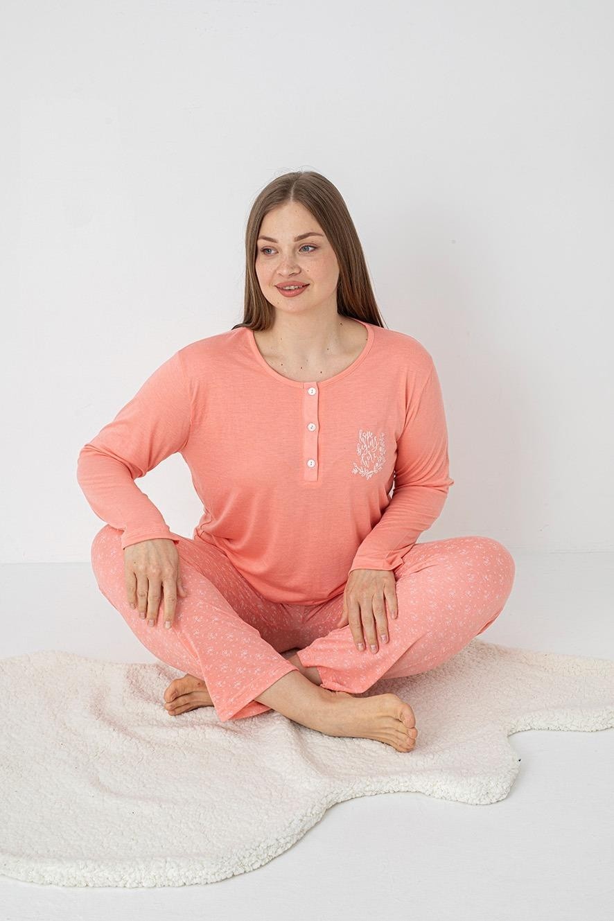 Alperi Battal Uzun Kol Pijama Takımı B790-36 görsel 6