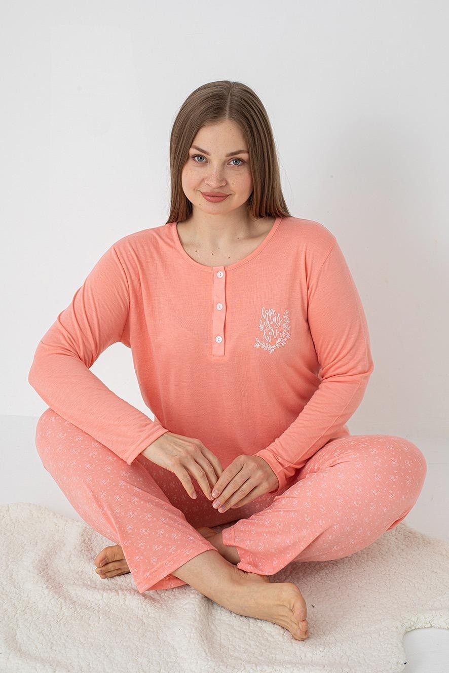 Alperi Battal Uzun Kol Pijama Takımı B790-36 görsel 7