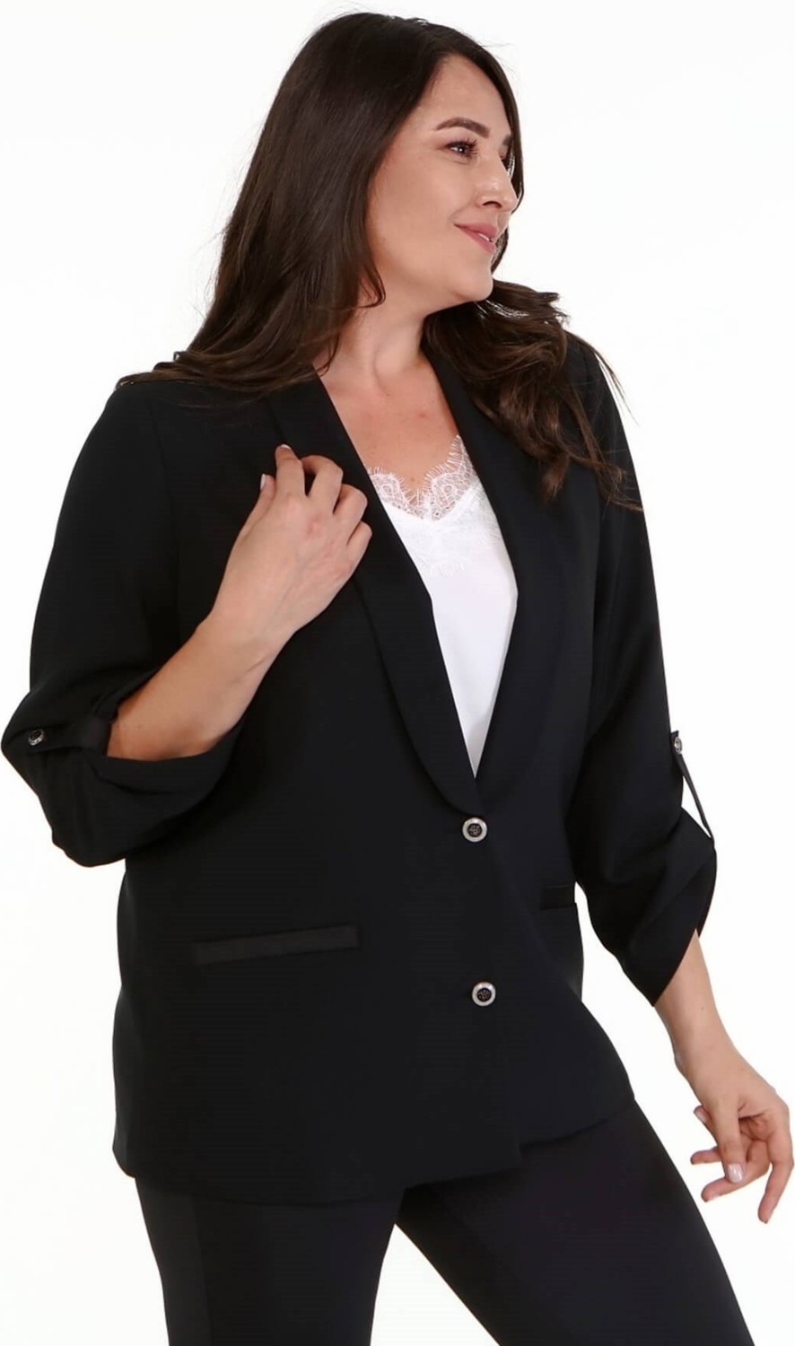 Myline Astarlı Kolları Apoletli Blazer Ceket görsel 8