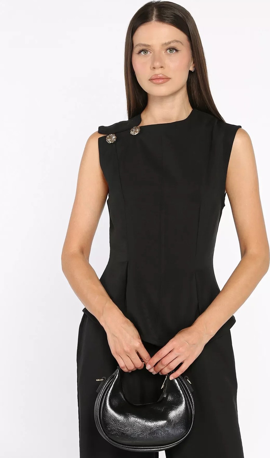 Gülseli Modal Kumaş Bluz Pantolon Ikili Takım P-00022716 görsel 2