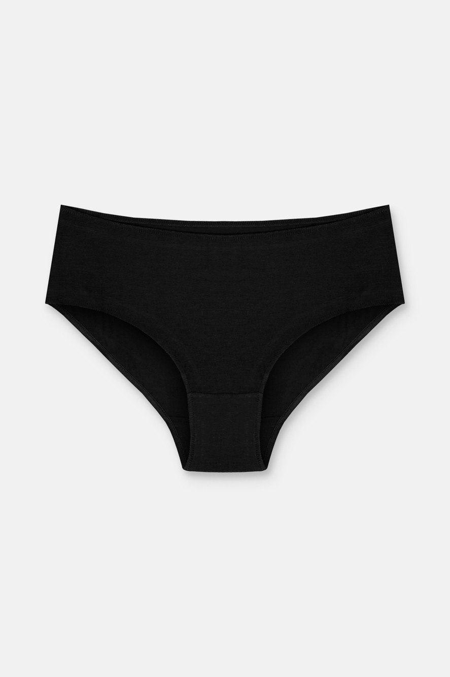 Suwen 3 Lü Paket Yüksek Bel Slip Külot - Siyah/Beyaz/Ten Rengi görsel 4