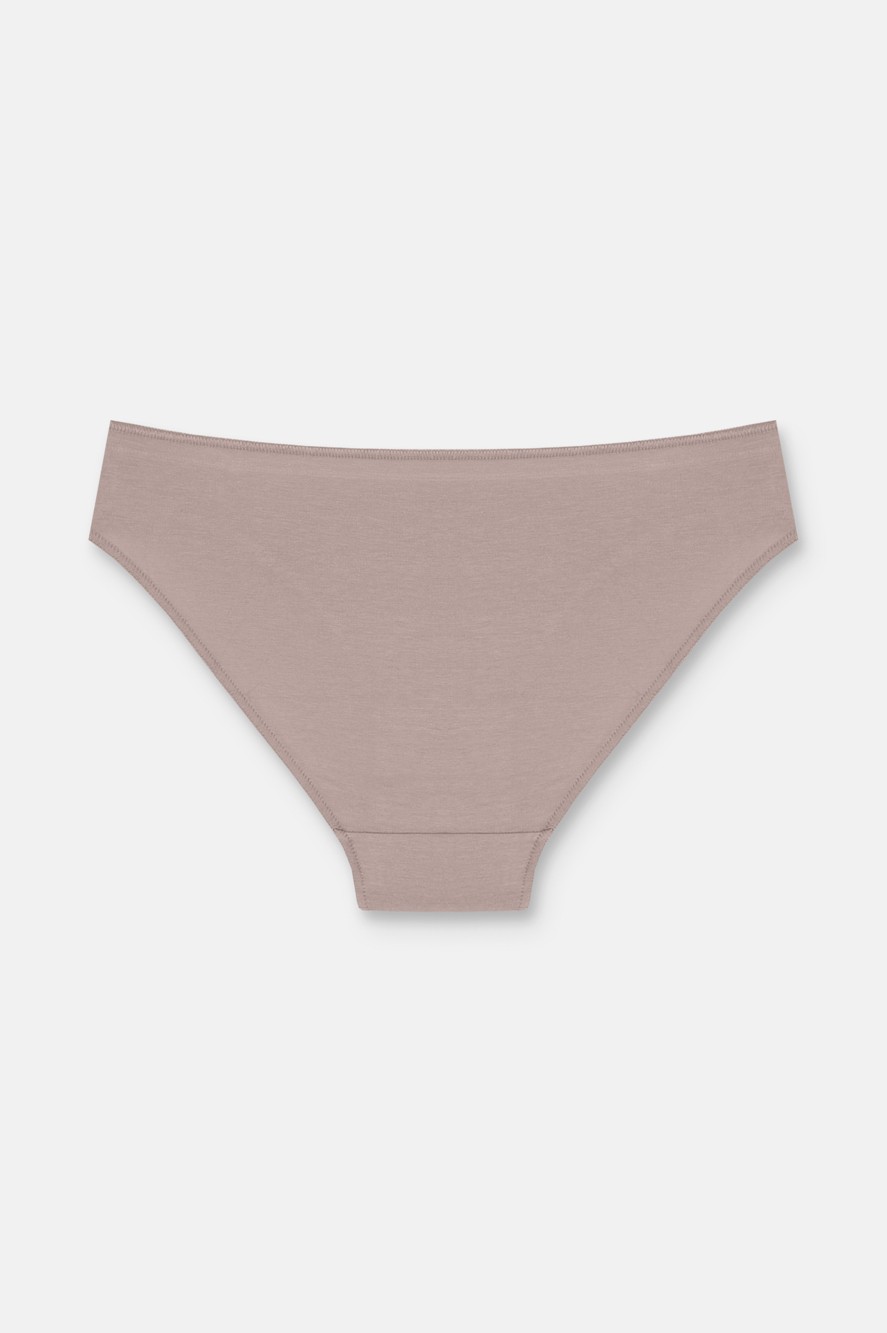 Suwen 3'lü Paket Slip Külot - Ekru - Vizon - Pembe XL görsel 6