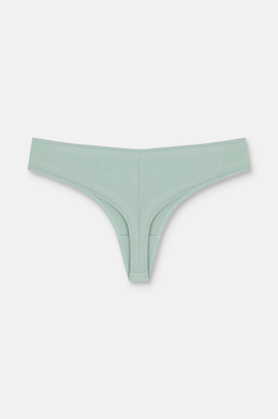 Suwen 3'lü Koton Brazilian String Külot görsel 5