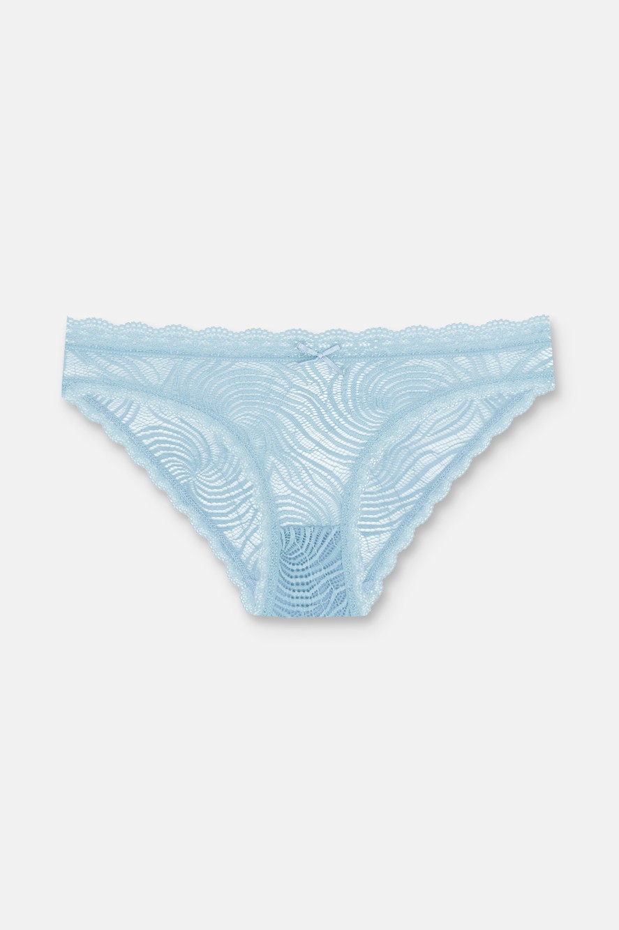 Suwen 3'lü Dantelli Normal Bel Slip Külot görsel 3