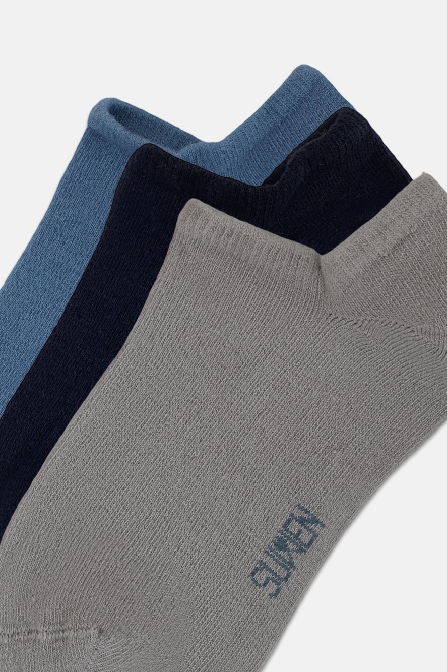 Suwen 3 Lü Paket Kadın Çorabı - Navy/ındıgo/gray görsel 2