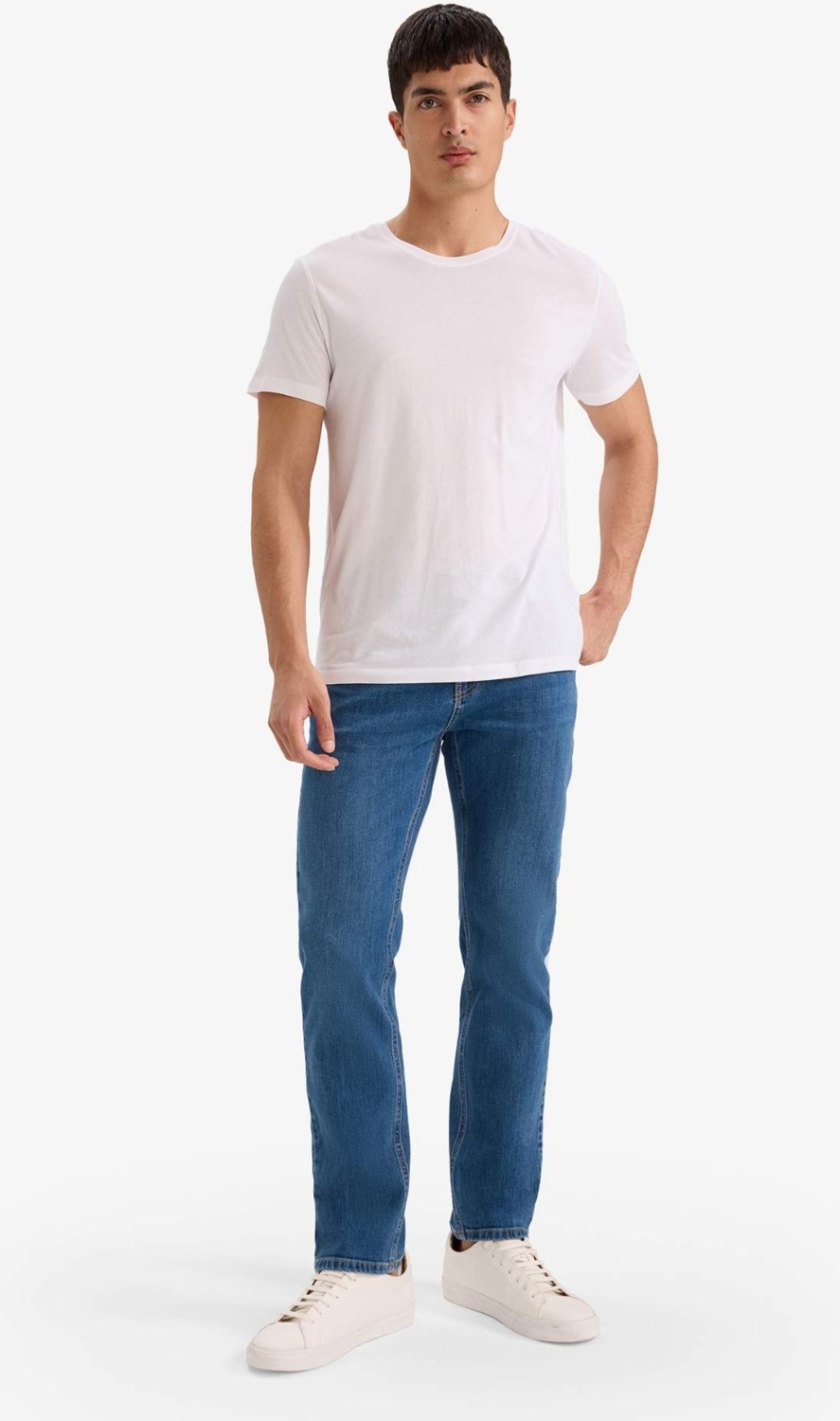 DeFacto Sergio Regular Fit Normal Bel Boru Paça Jean Pantolon A6948AX26SP
