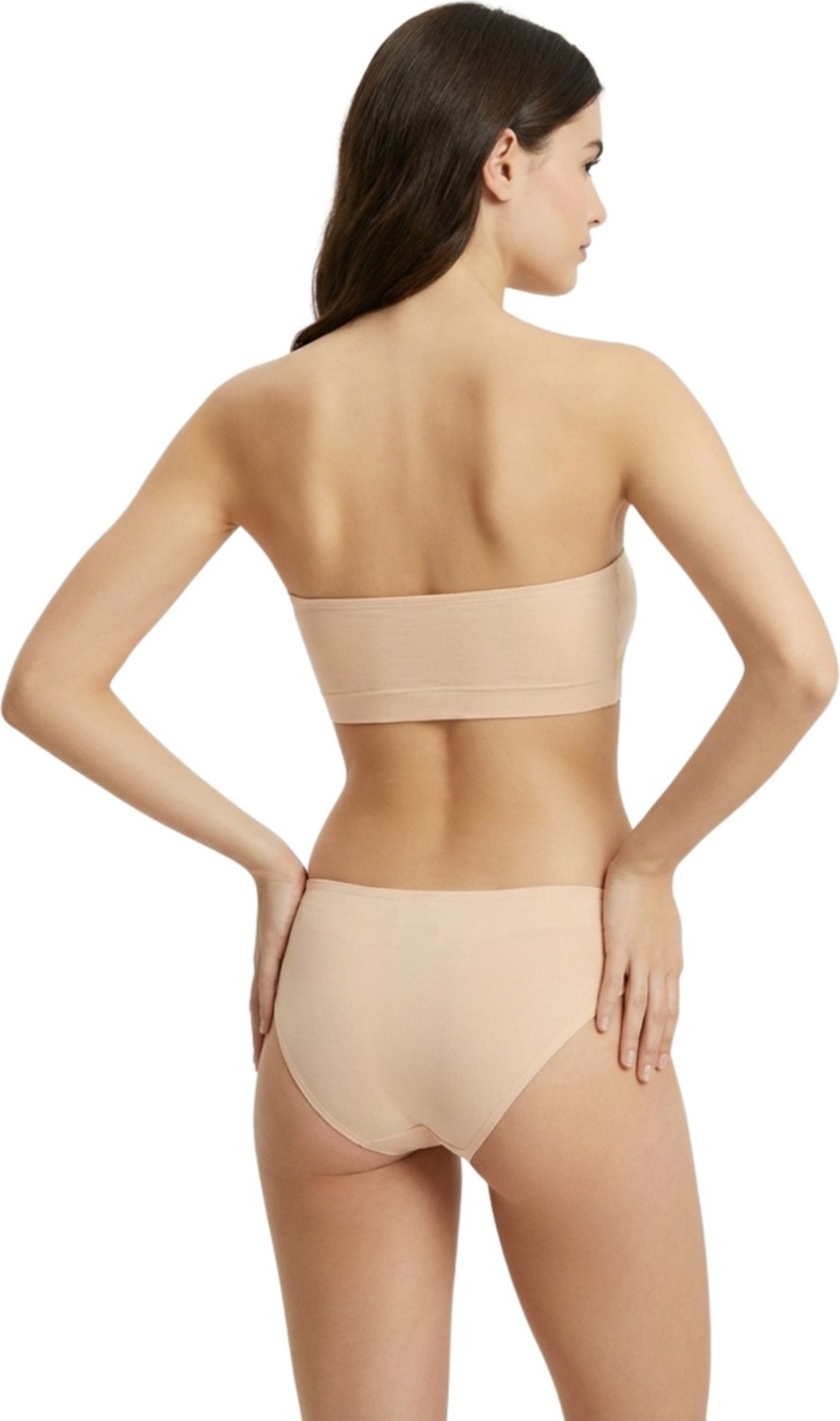 Sensu Kadın Günlük Pamuklu Külot Ten Bikini Model 5'li Paket KTS1058 görsel 3