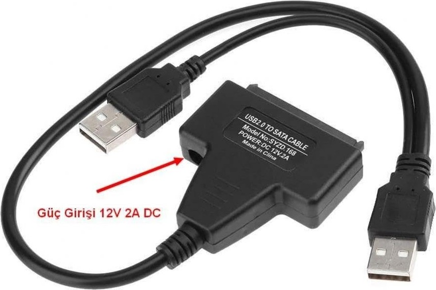 Aesco Lunatic 4251 USB 3.0 2.5 3.5 Inç Sata HDD SSD Hard Disk Çevirici Dönüştürücü Kablosu görsel 4