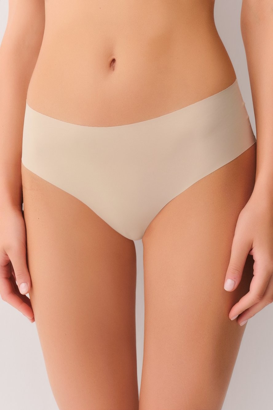 Suwen Invisible Lazer Kesim Midi Slip Külot