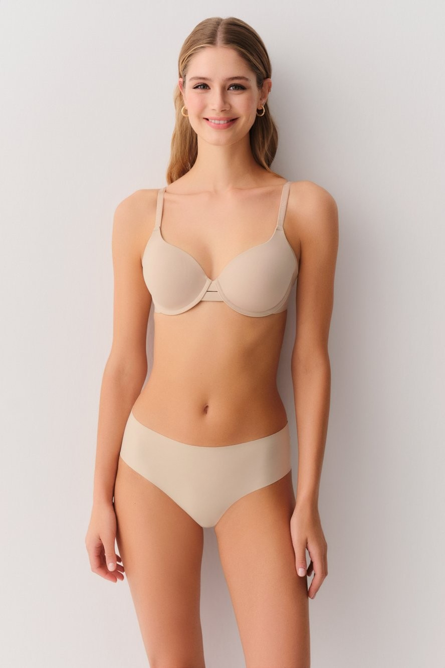 Suwen Invisible Lazer Kesim Midi Slip Külot görsel 2
