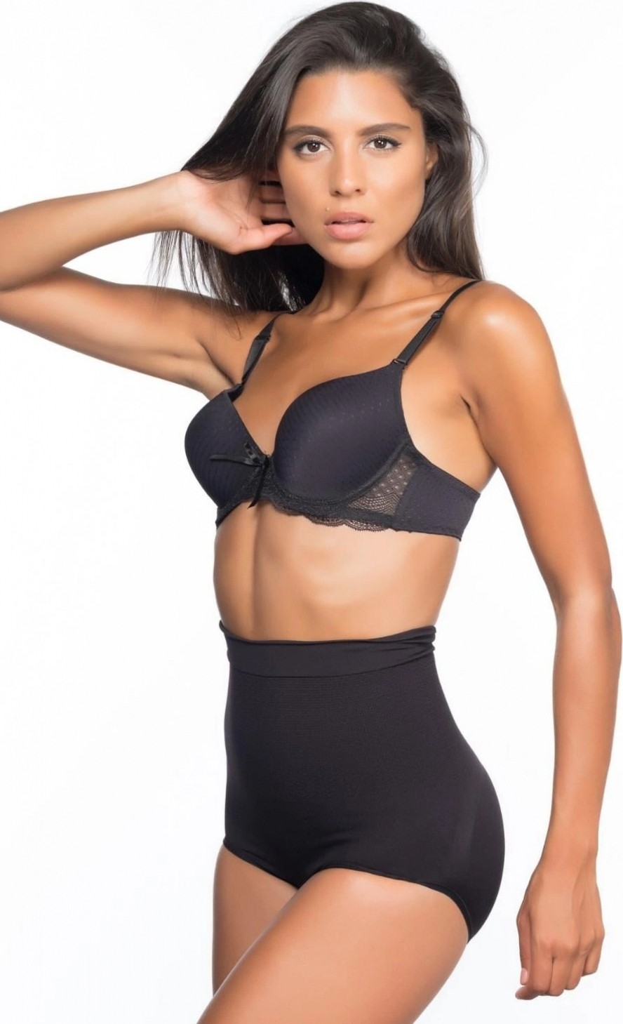 Hace Bazaar Marsilyan™ Siyah Mı 2057 Yüksek Bel Masajlı Slip Korse görsel 2