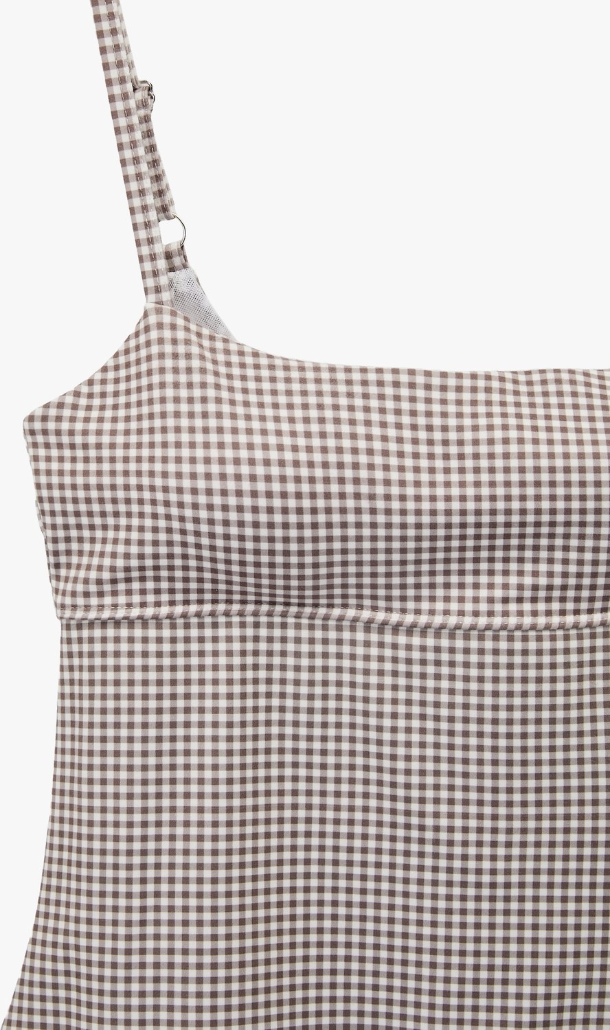 Koton Slim Fit Ip Askılı Pencere Detaylı Mini Spor Elbise görsel 3