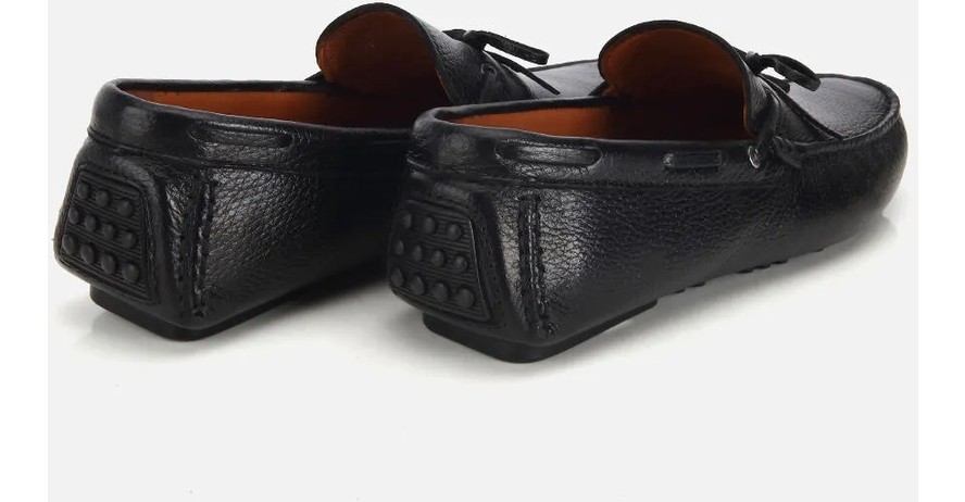 Hotiç Erkek Deri Kahverengi Fiyonk Detaylı Günlük Loafer görsel 4