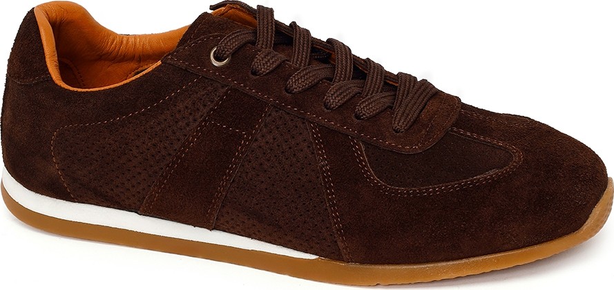 Derimod Erkek Kahverengi Bağcıklı Süet Deri Sneaker 26SFD766610 görsel 7