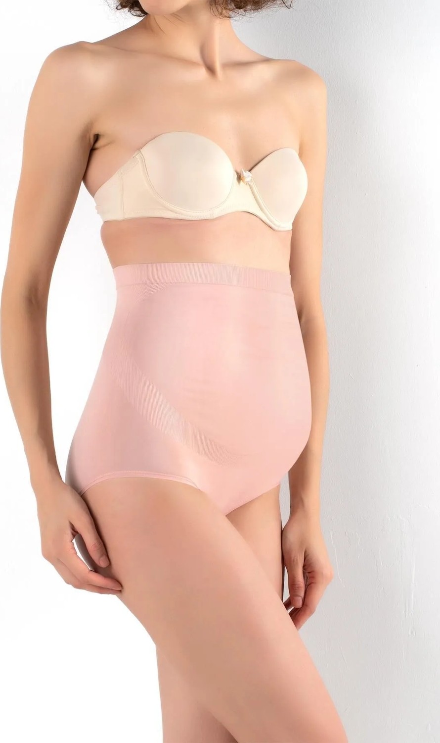 Kanz Yüksek Bel Çıtçıtlı Hamile Slip %92 Polyamid Esnek Kumaşla Günlük Kullanım İçin Rahat görsel 7