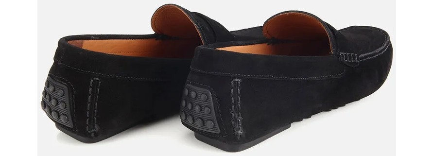 Hotiç Erkek Süet Deri Lacivert Rahat Günlük Loafer görsel 4