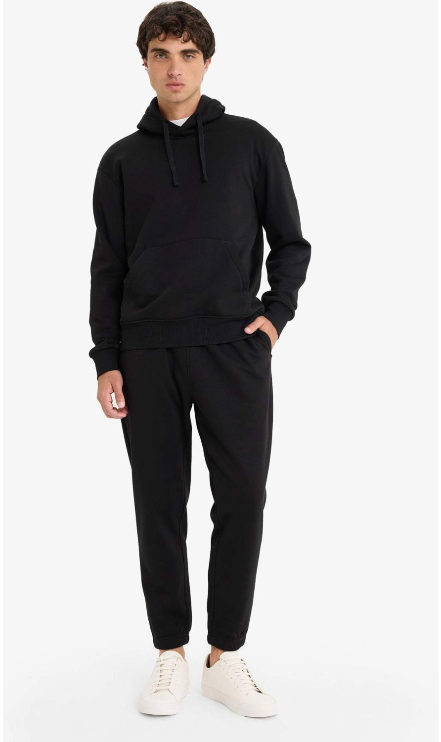 DeFacto Regular Fit Bağcıklı Bel Jogger Basic Eşofman Altı E6326AX25AU görsel 2