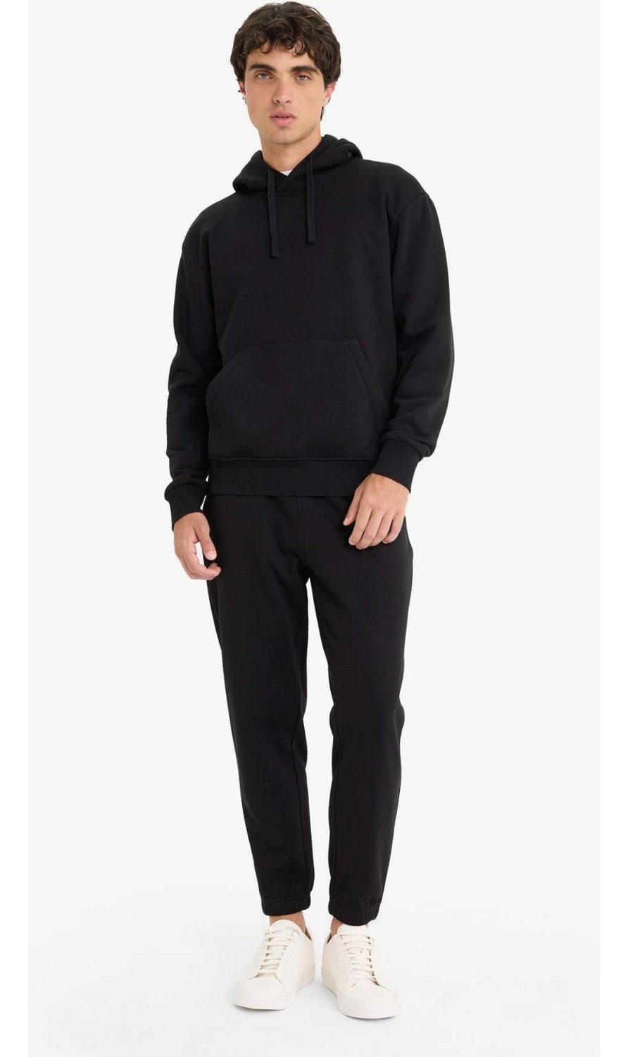 DeFacto Regular Fit Bağcıklı Bel Jogger Basic Eşofman Altı E6326AX25AU görsel 3