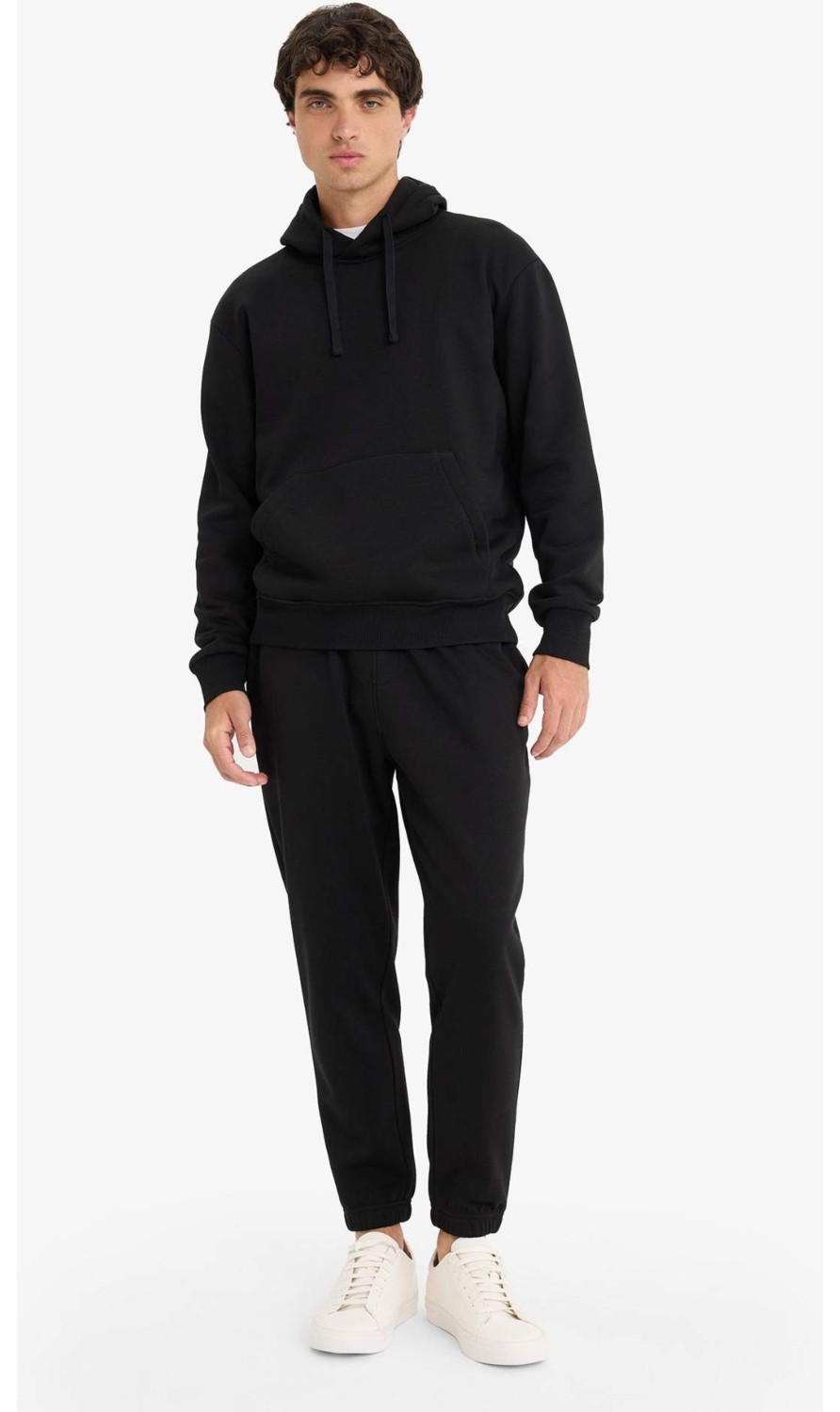 DeFacto Regular Fit Bağcıklı Bel Jogger Basic Eşofman Altı E6326AX25AU görsel 4