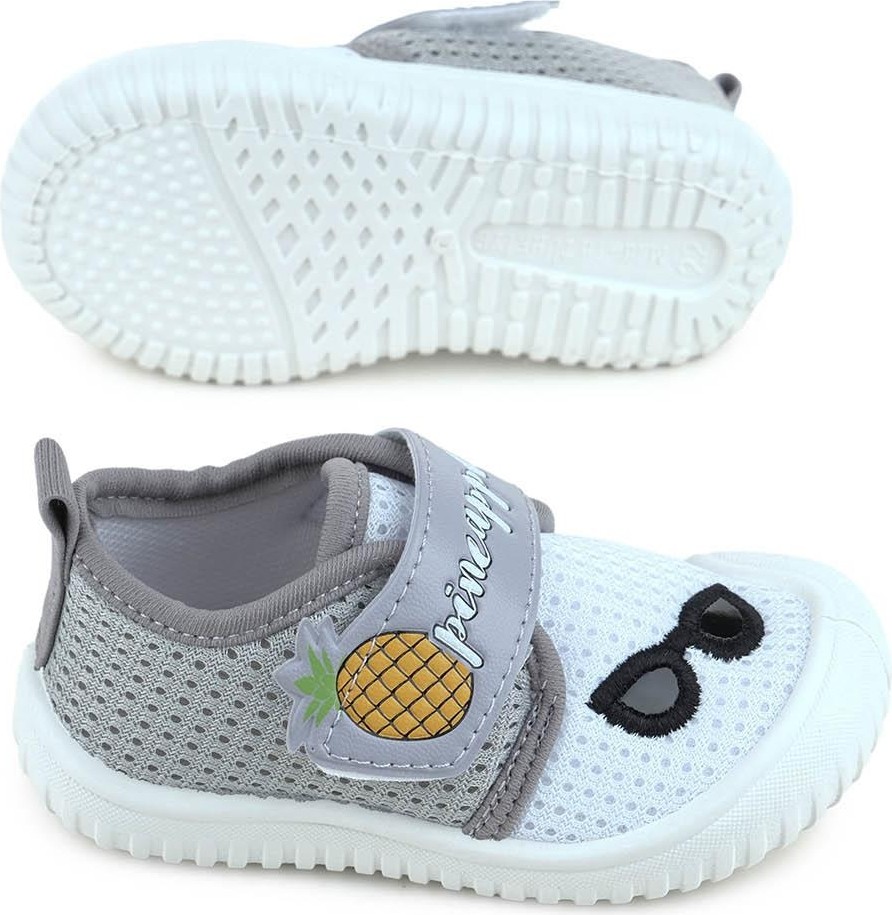 Gezer 03270 Yazlık Erkek Bebek Günlük Cırtlı Keten Ayakkabı görsel 5