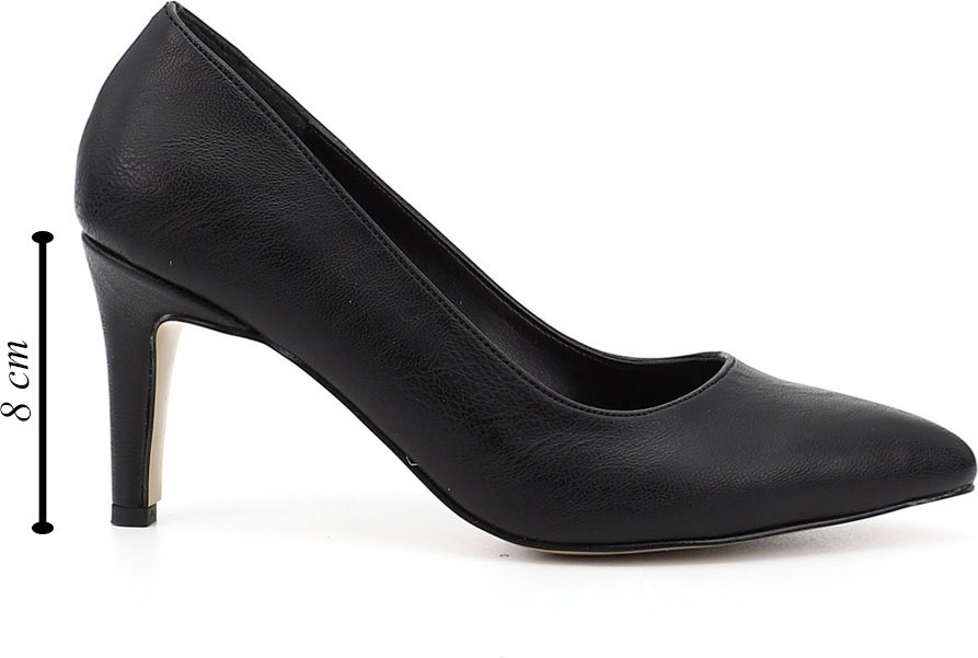 Gönderi(r) Kadın Siyah Sivri Burun İnce Ökçe Topuklu Stiletto görsel 2