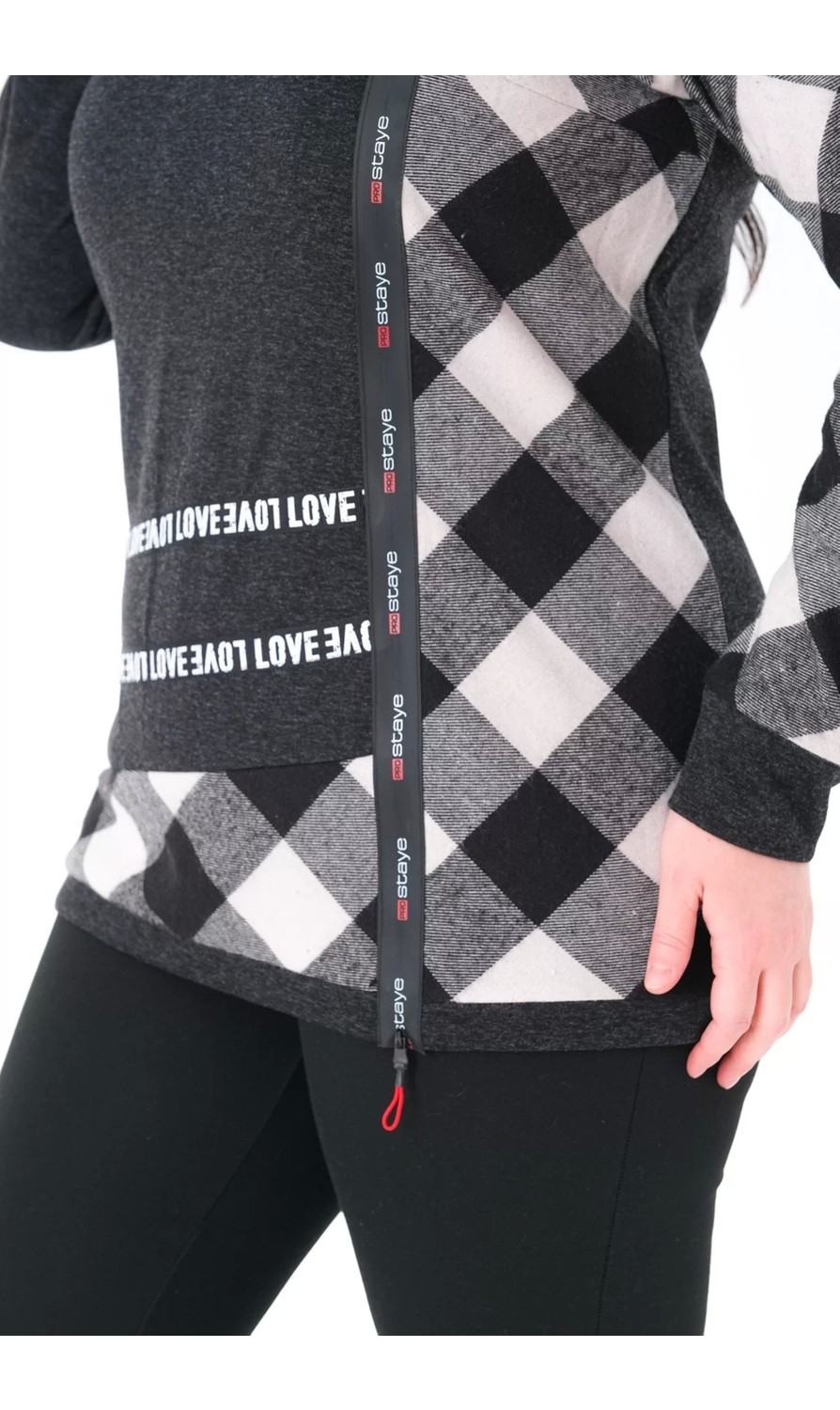 Lady Majestic Büyük Beden Sweatshirt görsel 2