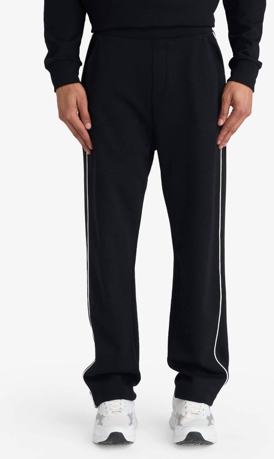 DeFacto Sıcak Tutan Standart Fit Beli Lastikli Modal Jogger Eşofman Altı G6396AX25WN görsel 3