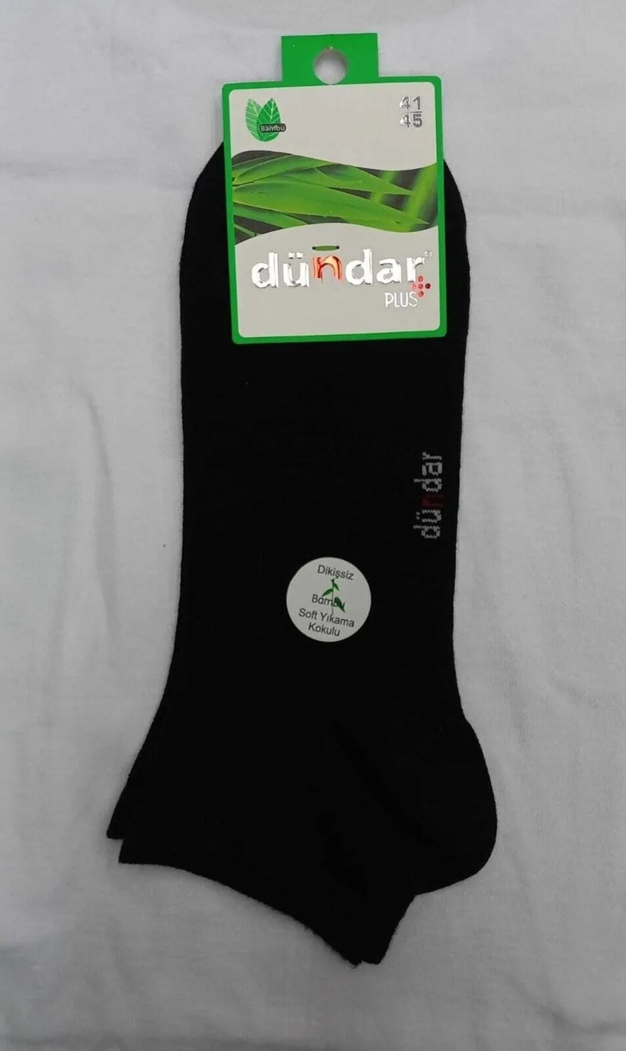 Dündar Erkek Bambu Patik Çorap Plus Dikişsiz 12'li görsel 4
