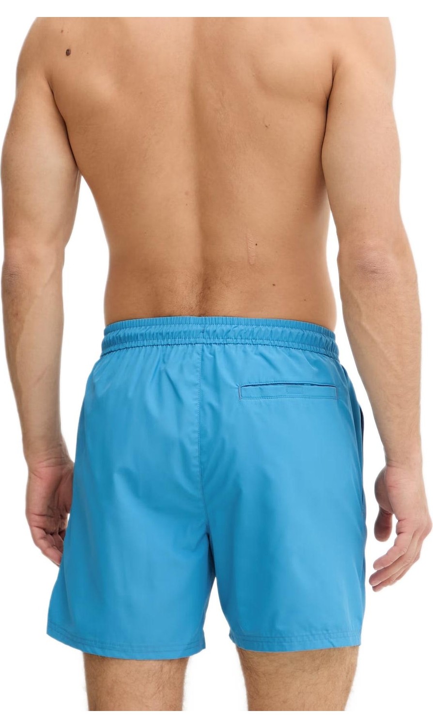 Calvin Klein Erkek Orta Boy Bağcıklı Kapalı Bel Deniz Şortu LV00N61027 görsel 7