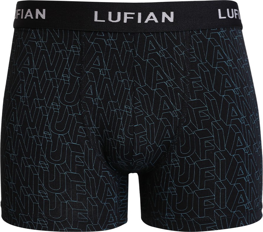Lufian Anka Erkek Pamuklu Boxer Siyah