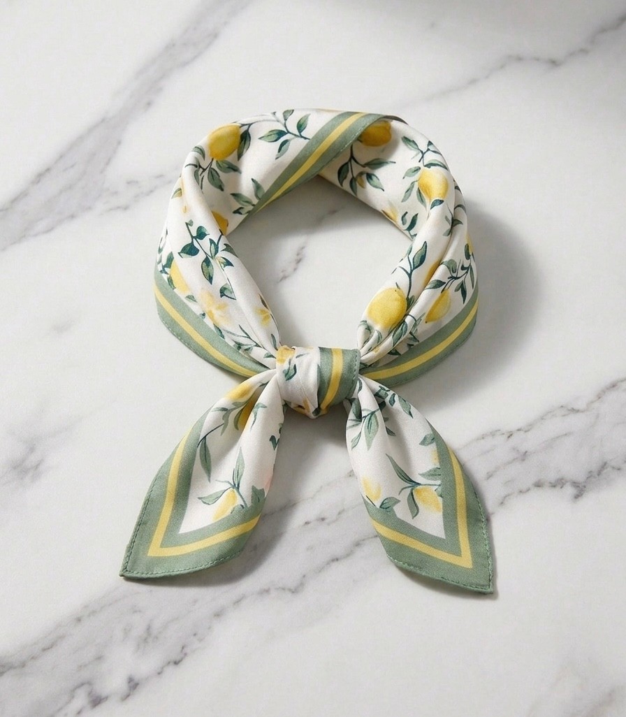 Lara Shawls Limon Desen Fular görsel 2