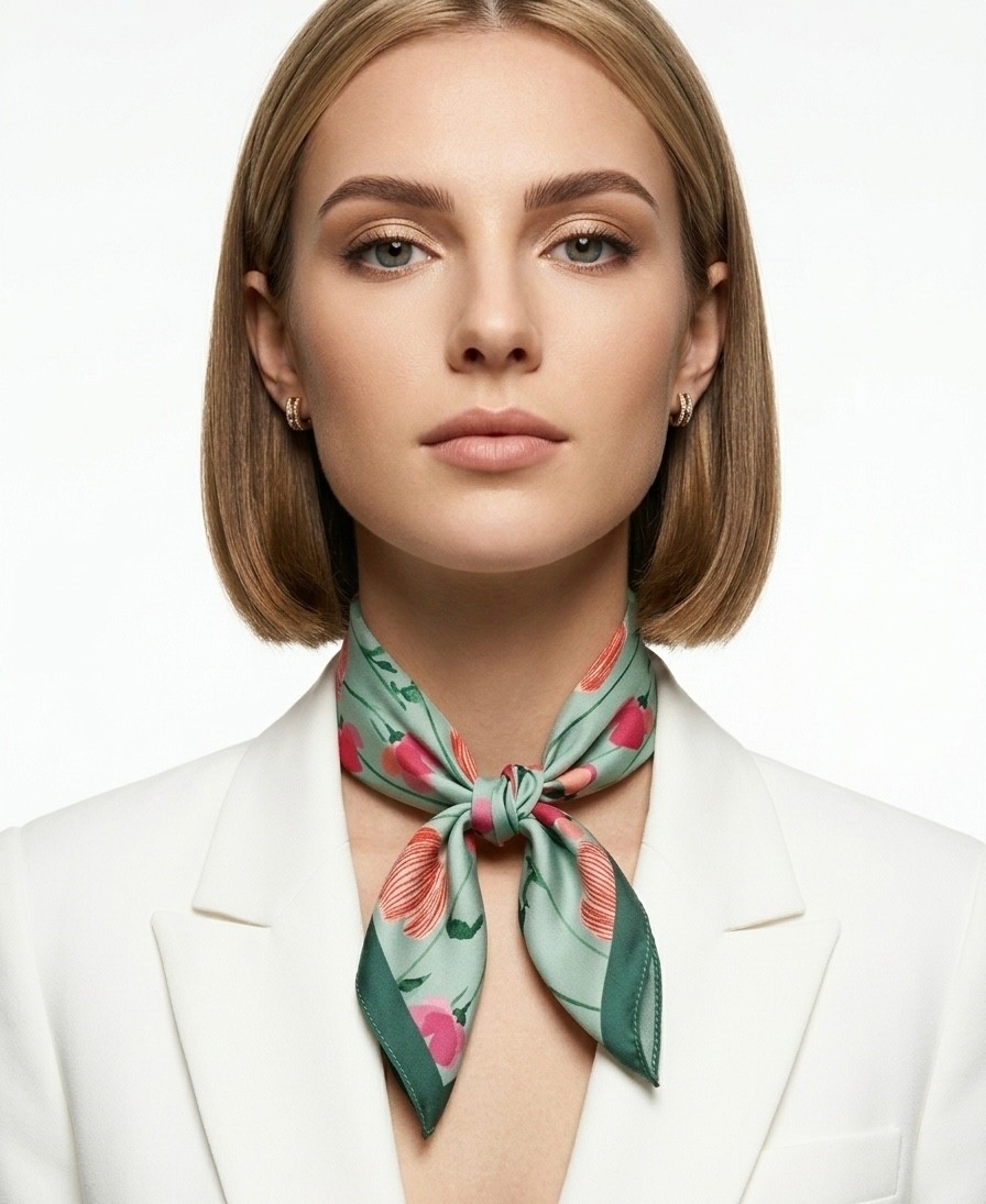Lara Shawls Çiçek Desen Fular