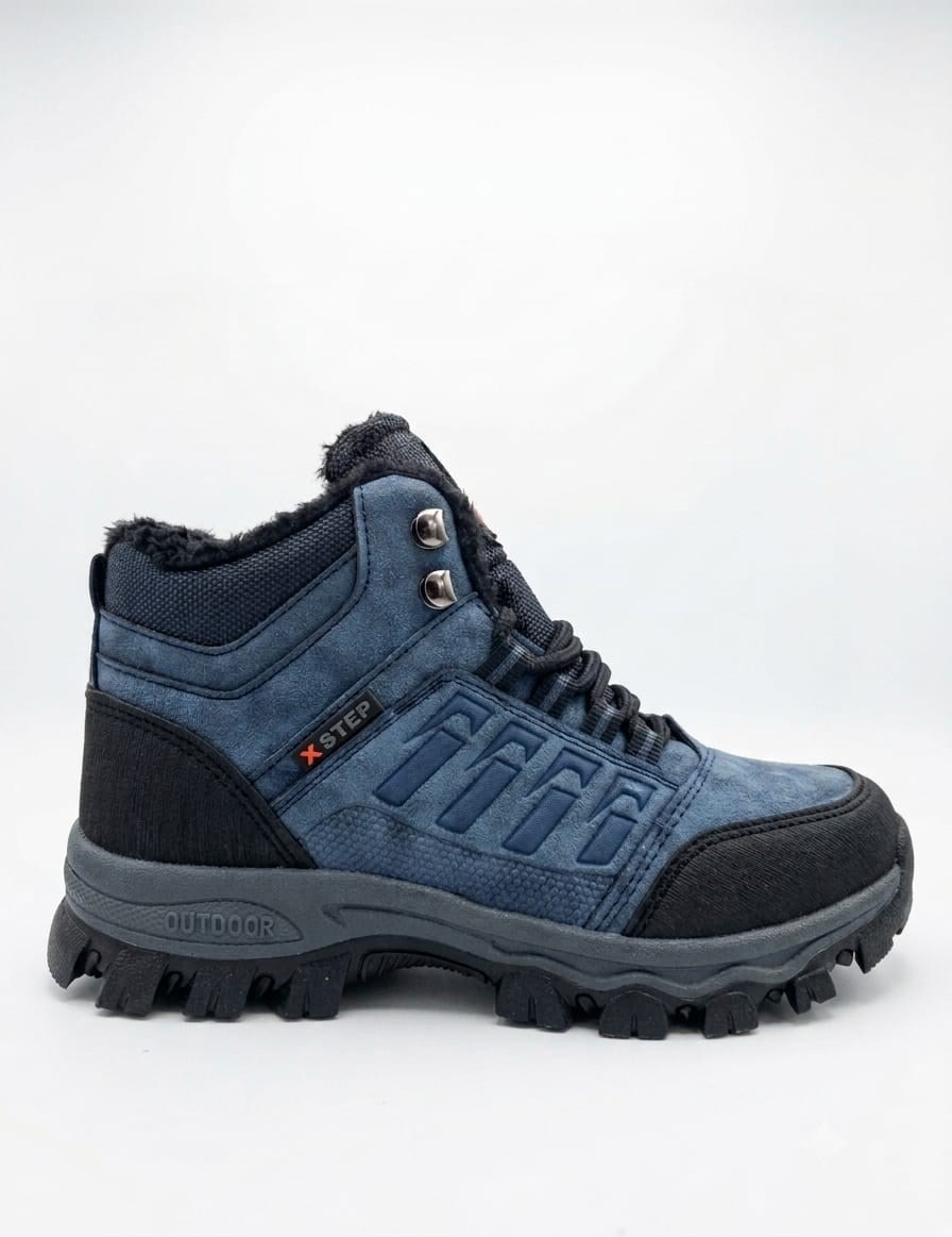 Hayo Xstep Erkek Kaymaz Taban Suya Dayanıklı Içi Kürklü Outdoor Kışlık Bot X6
