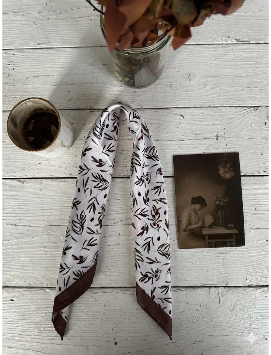 Trend Dokunuş 50-50 DatenKadın Leopar Desenli Fular Bandana görsel 6