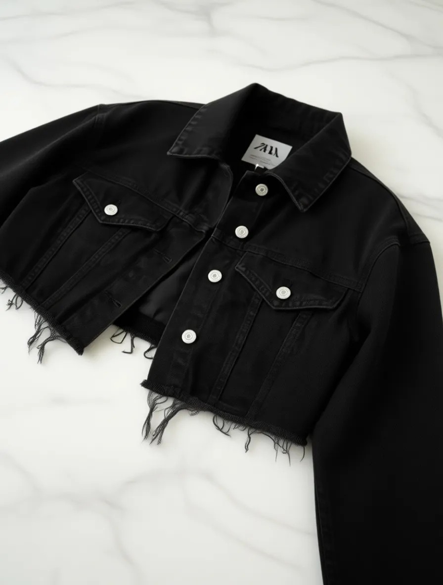 DENİKK Denikk Trend Crop Kot Ceket görsel 5