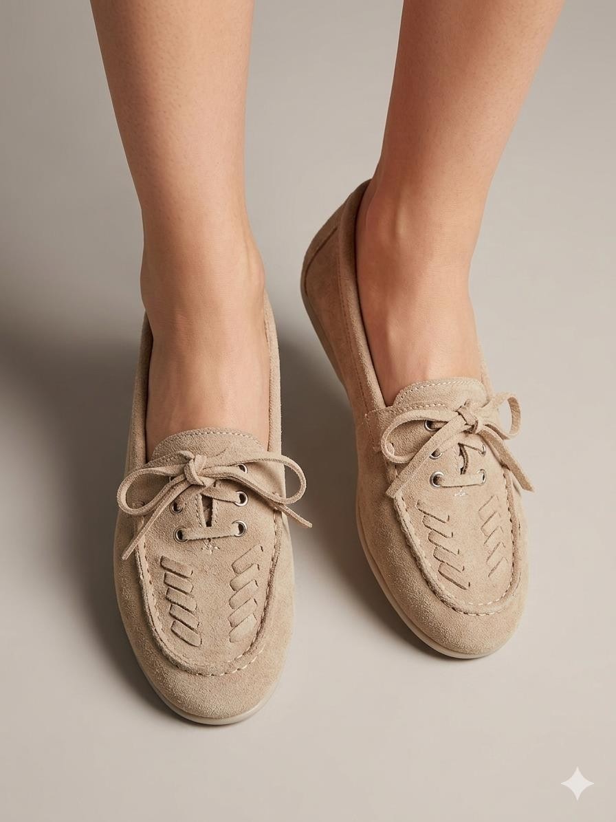 Tarçın Ayakkabı Hakiki Deri Kadın Deri Loafer TRC186-0004 görsel 2