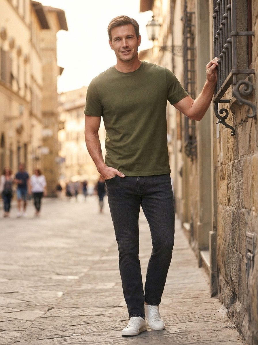 Me Selection 5'li Paket %100 Pamuk Unisex Basic Tişört görsel 8