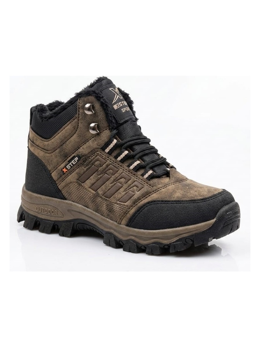 Hayo Xstep Erkek Kaymaz Taban Suya Dayanıklı Içi Kürklü Outdoor Kışlık Bot X6 görsel 3
