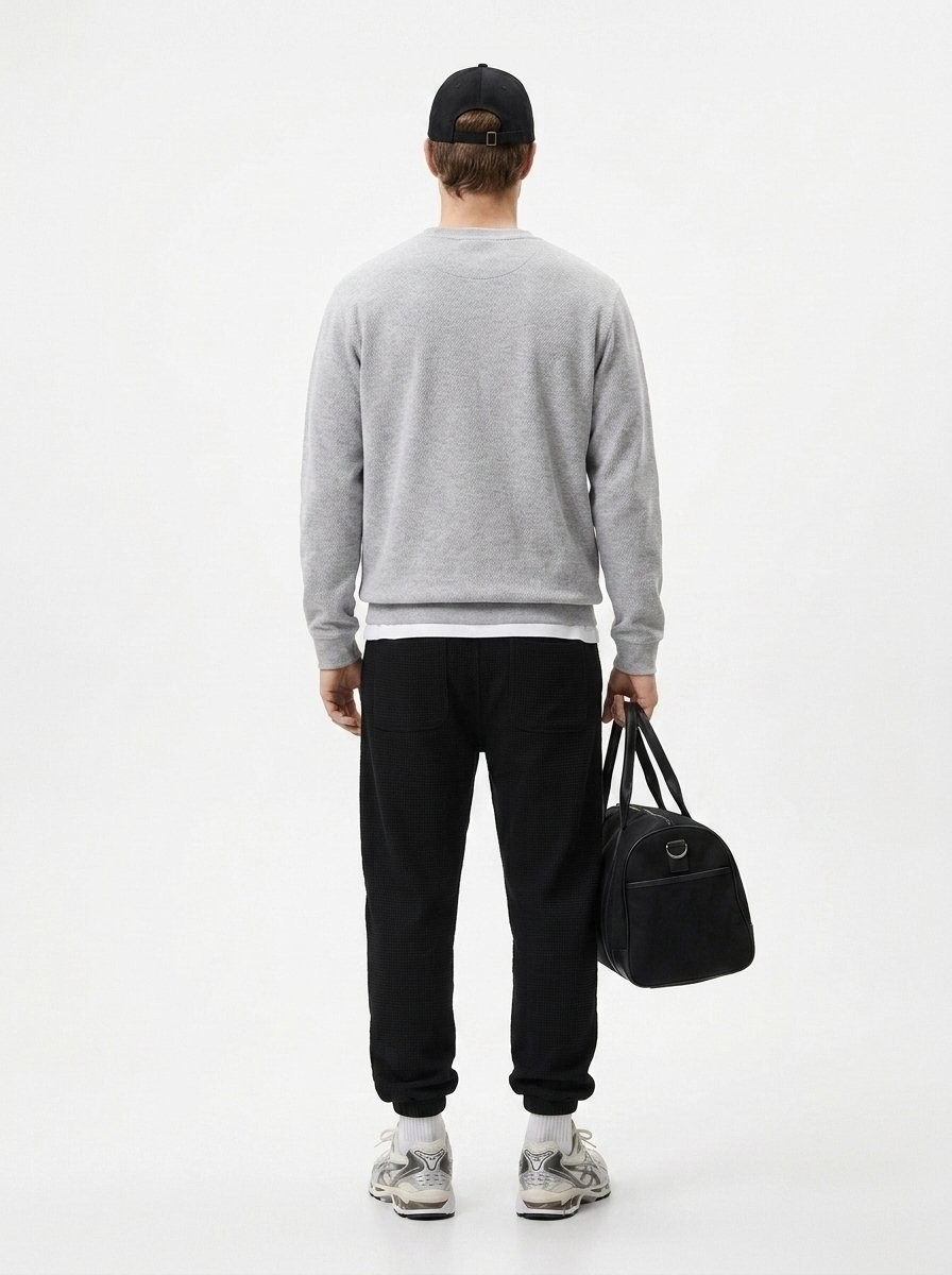 LTB Regular Fit Basic Siyah Eşofman görsel 2