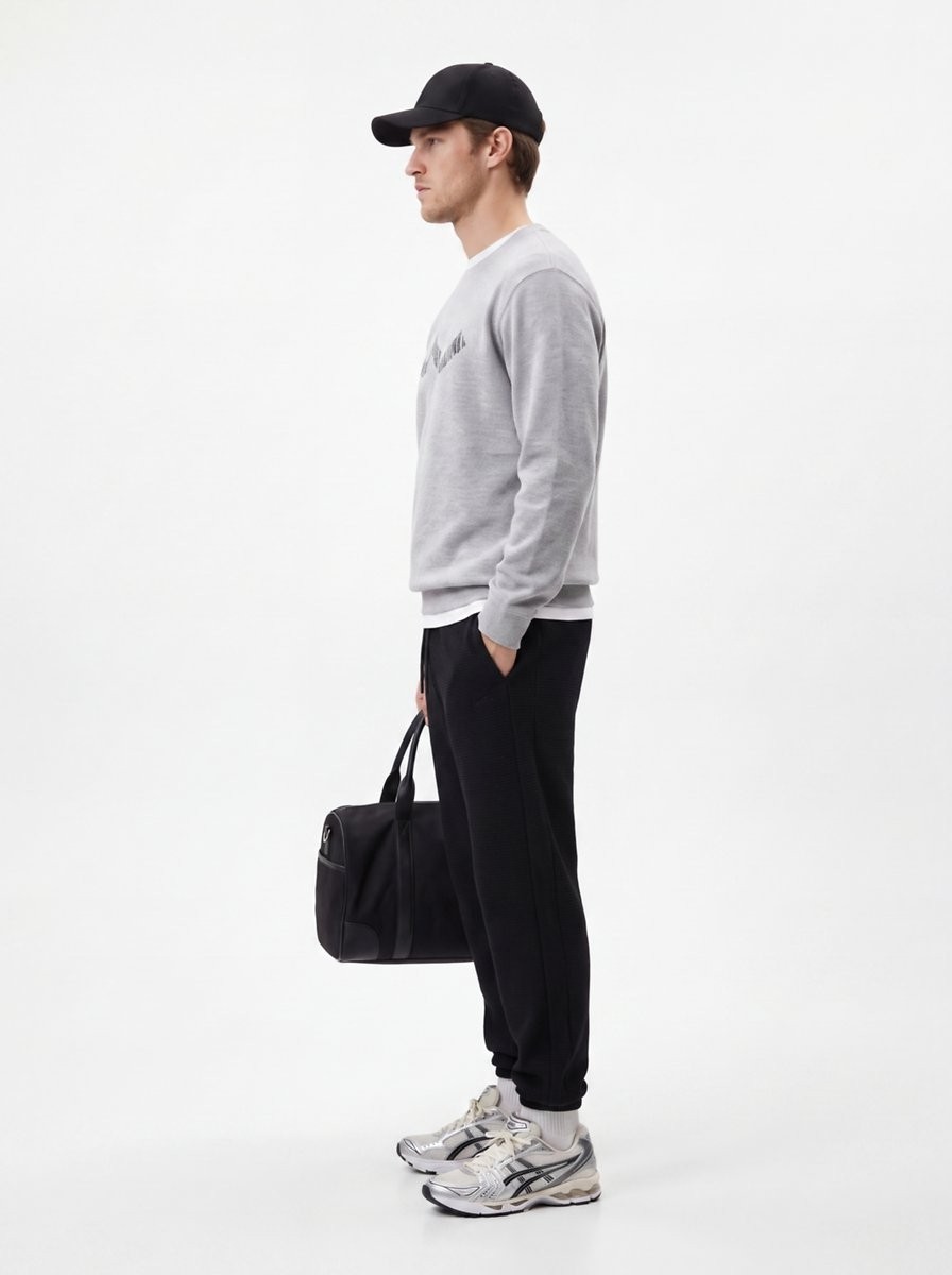 LTB Regular Fit Basic Siyah Eşofman görsel 3