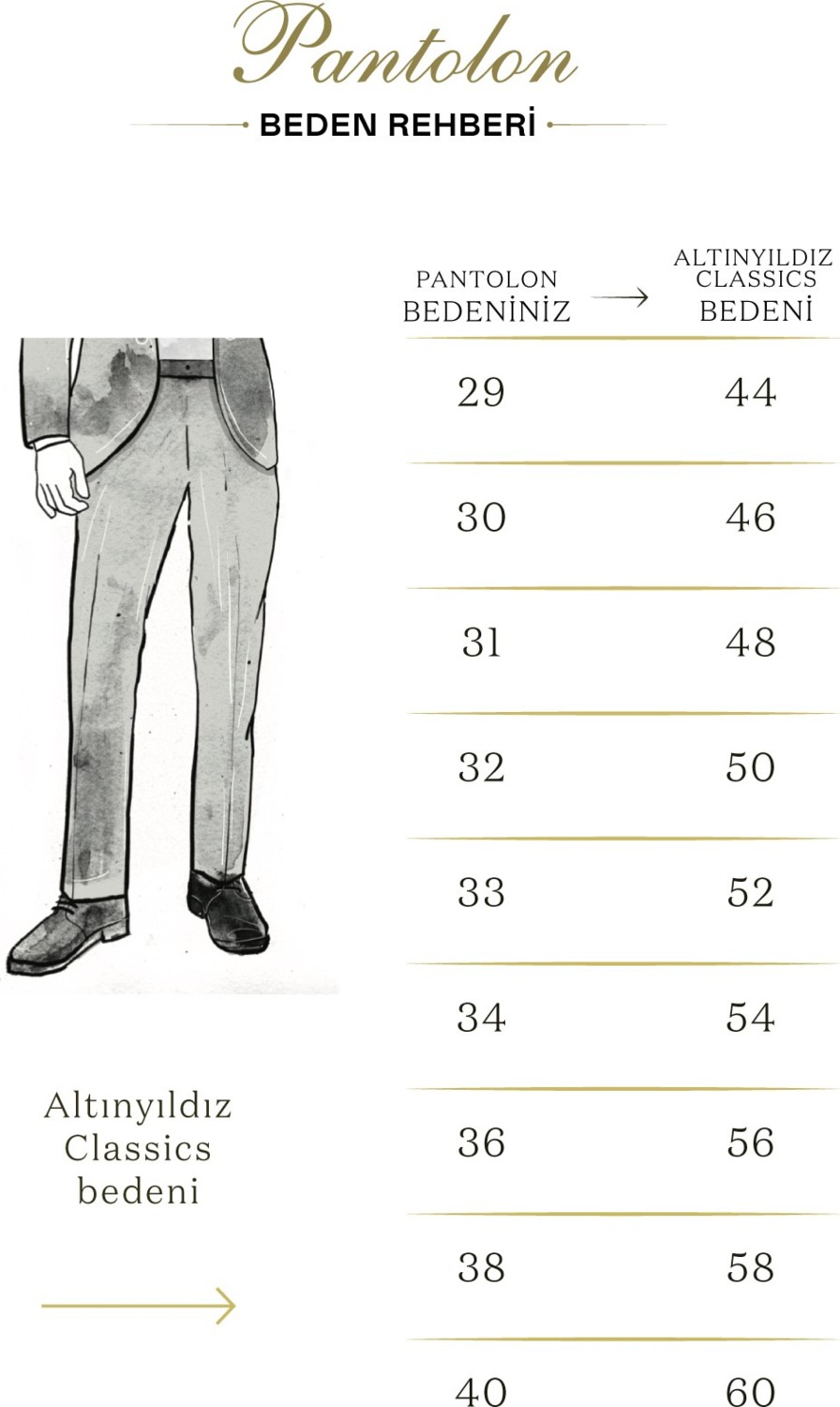 Altınyıldız Classics Erkek Siyah Slim Fit Dar Kesim Esnek Klasik Pantolon görsel 6