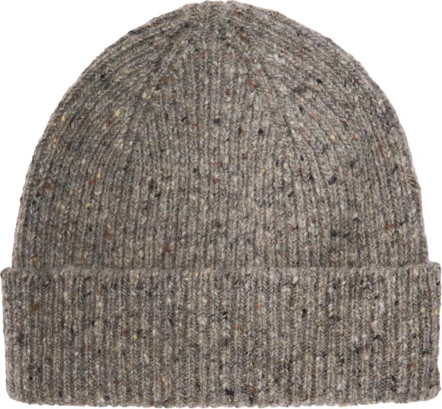 Barbour Scottish Donegal Tweed Knitted Bere ST51 Grey/stone görsel 2