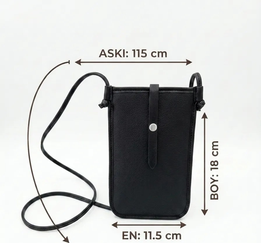 Ose Paris Hazır Desenli Telefon Çantası
