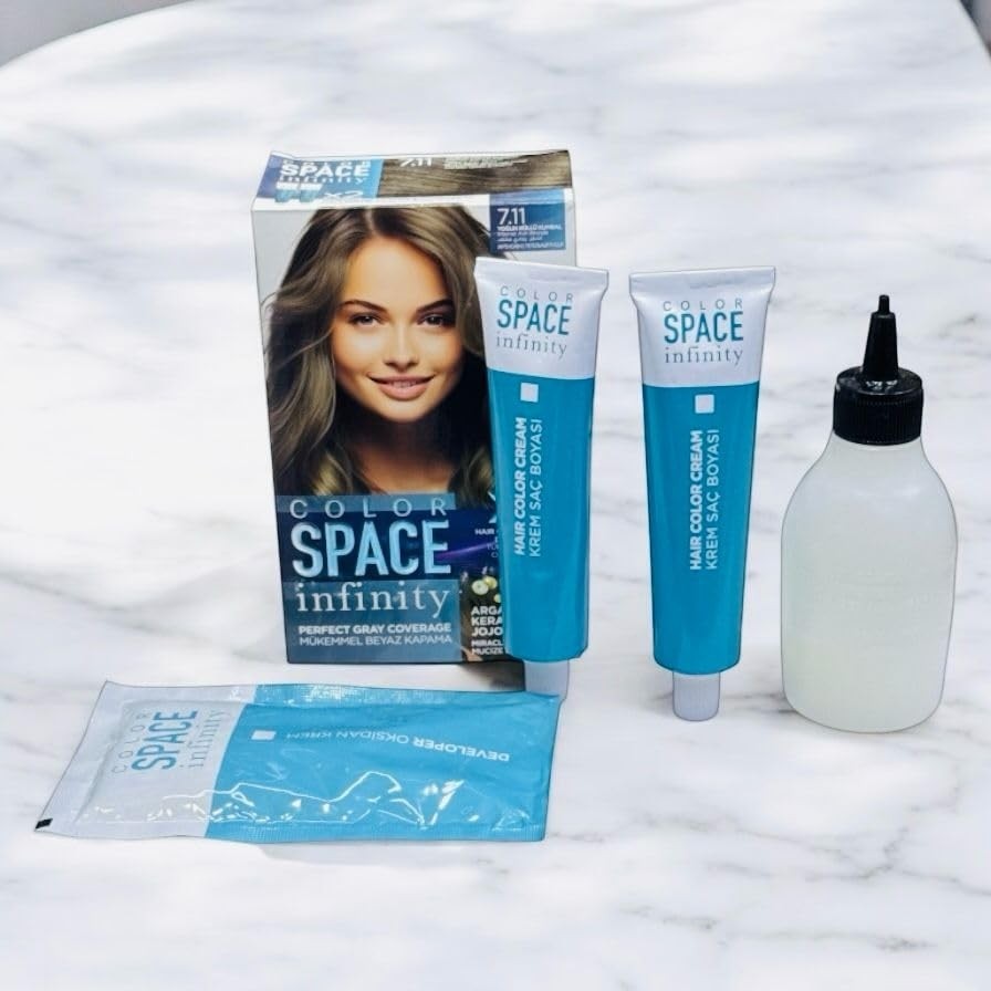 Die Grup Color Space Infınıty Set Saç Boyası 8.0 Açık Kumral görsel 2