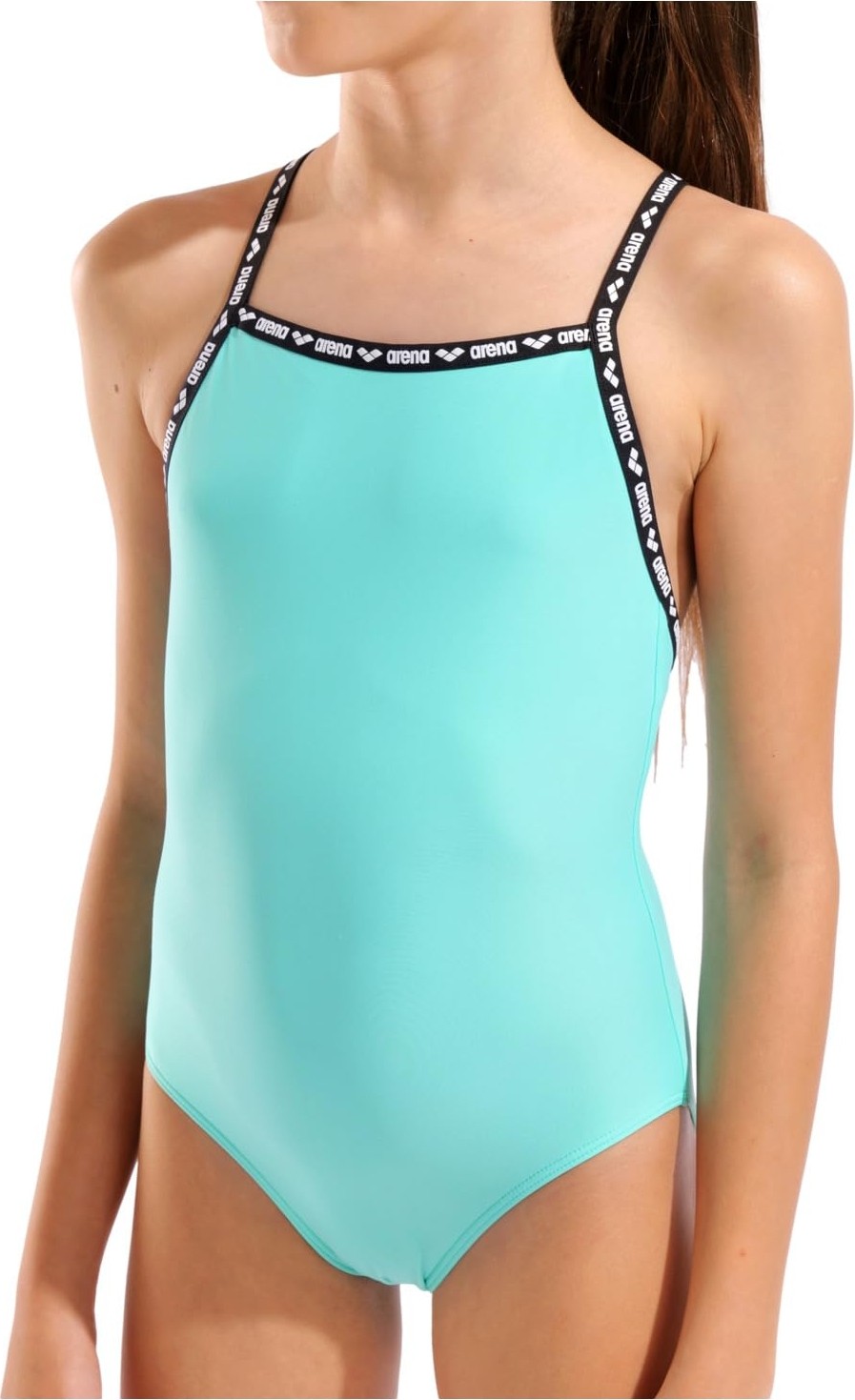 Die Grup Arena Solid Swimsuit Kız Çocuk Mayo, 14-15 Yaş, 011033900, Turkuaz, Kız Çocuk görsel 2