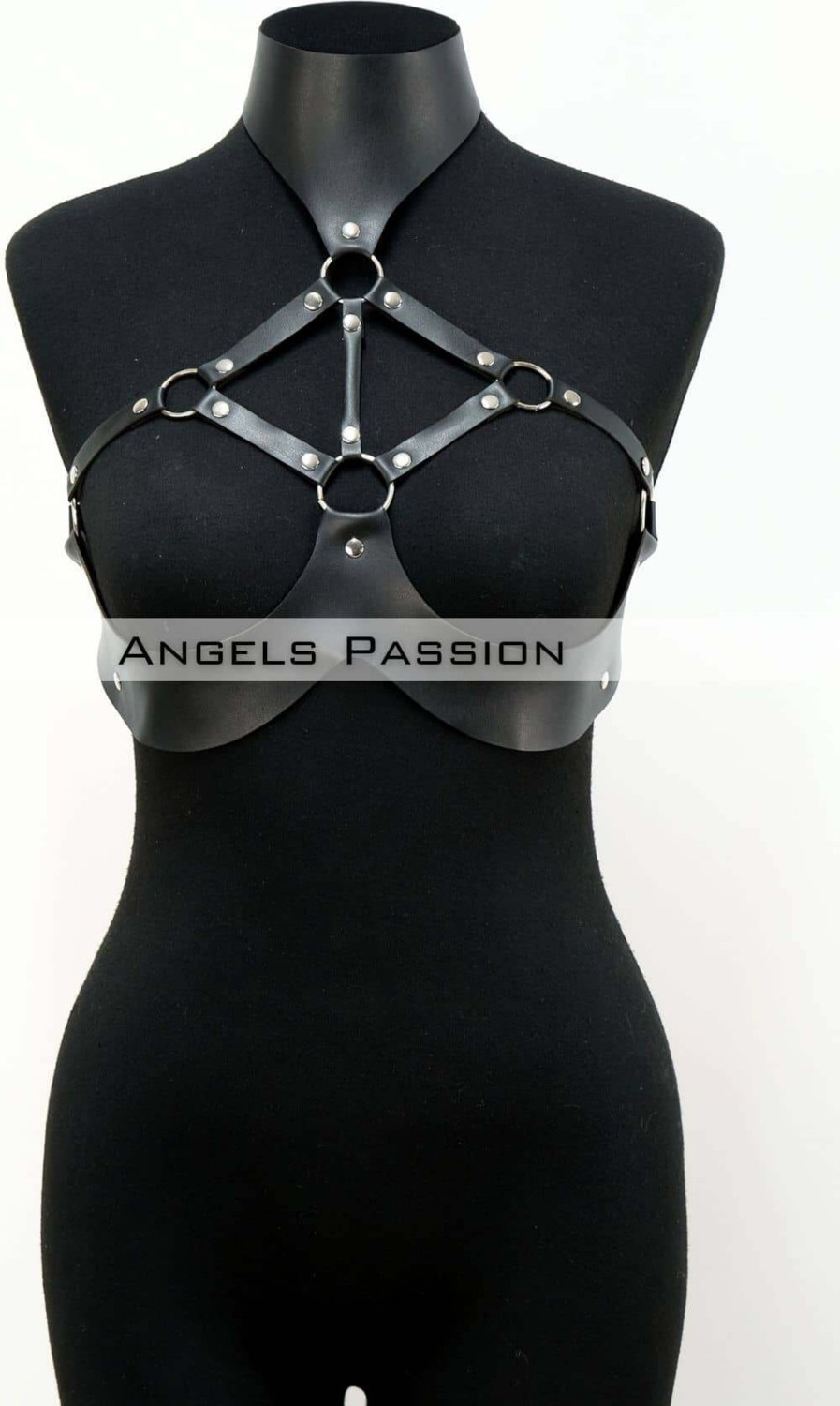 Motto10 Butik Fantazi Deri Göğüs Harness - APFT1237 görsel 8