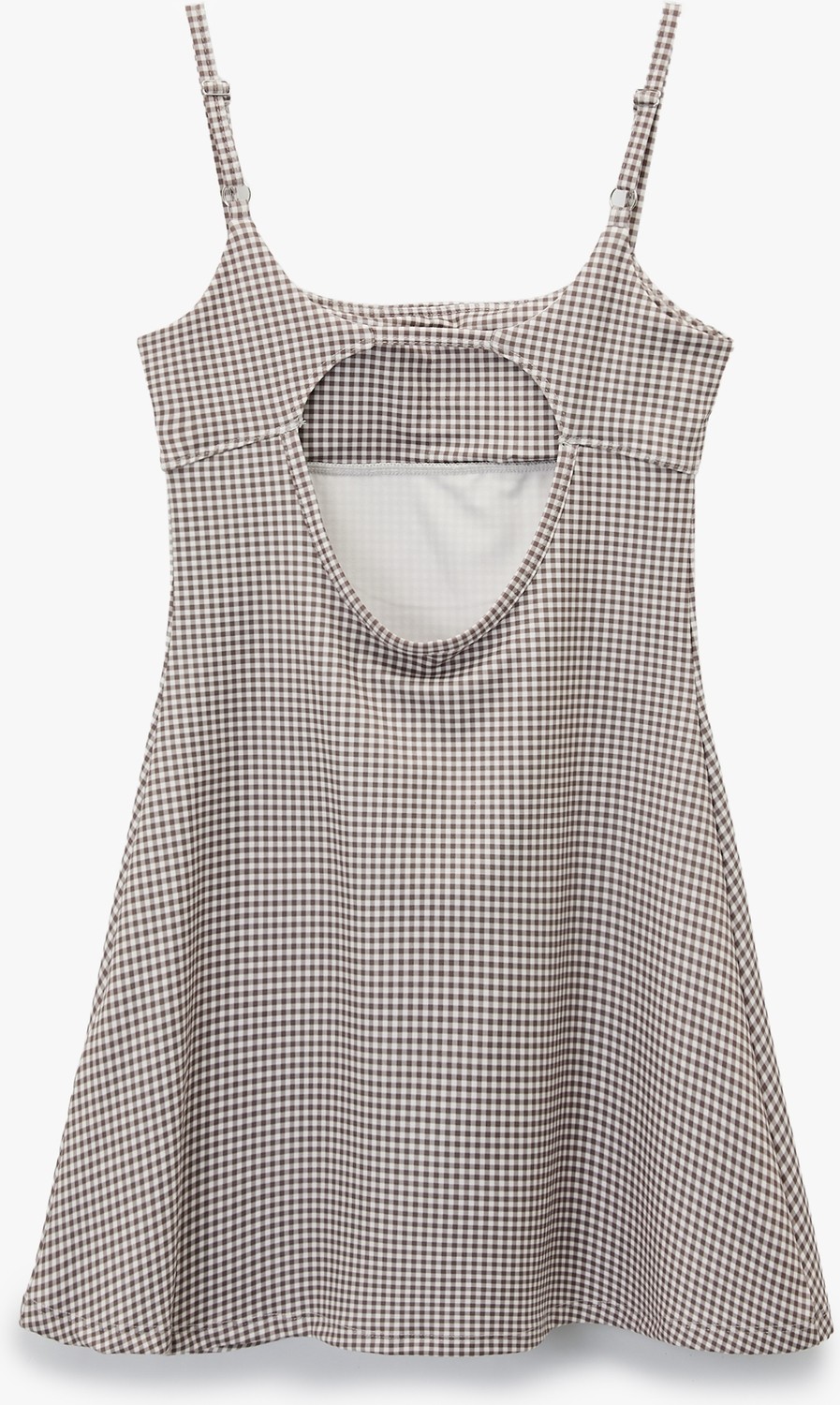 Koton Slim Fit Ip Askılı Pencere Detaylı Mini Spor Elbise görsel 2