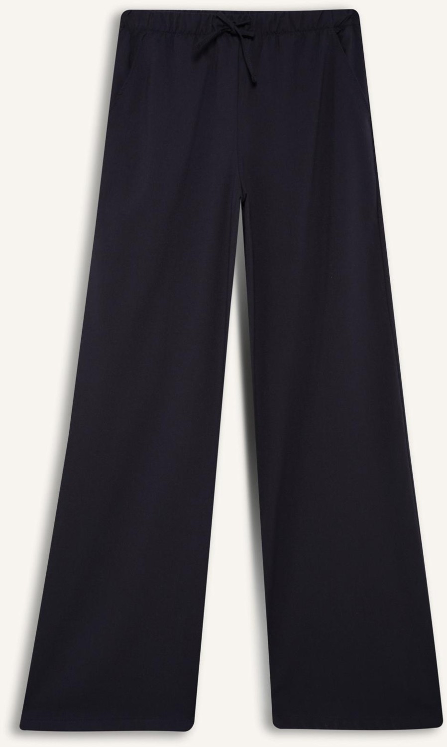 DeFacto Wide Leg Geniş Paça Beli Lastikli Bağcıklı Basic Düz Palazzo Pantolon C5628AX25SP görsel 8