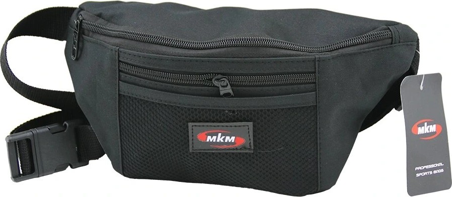 Uravas Store Freebek Bel Çantası 3 Fermuarlı Bölme + 1 Fileli Açık Bölme 10 x 11.5 x 25CM (5047)